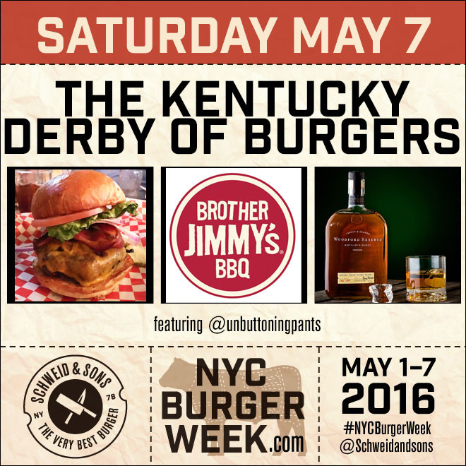 NYC Burger Week – The Kentucky Derby of Burgers at Brother Jimmy's