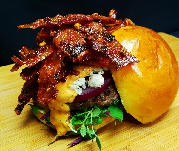 apple bacon burger