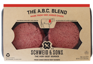 The aBC Blend Burger Packaging.