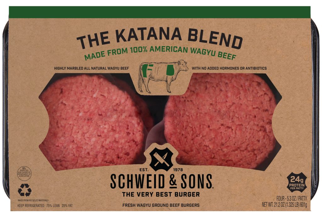 schweid and sons the katana blend made from 100% american wagyu beef