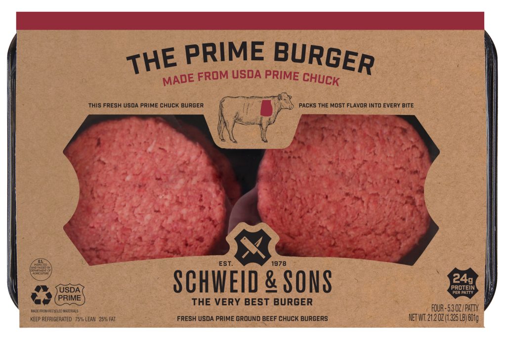 schweid and sons the prime burger made from cuts of usda prime chuck