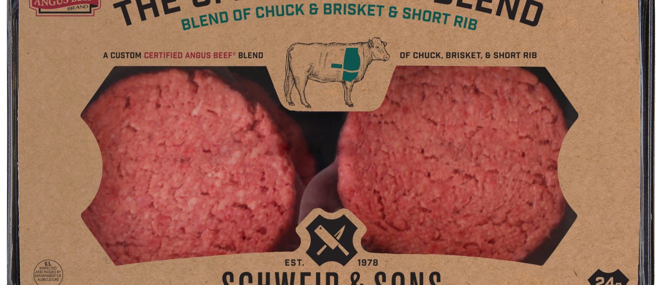 schweid and sons the smokehouse blend made from premium cuts of chuck, brisket, and short rib