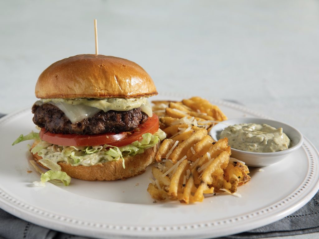 Italian Pesto Burgers