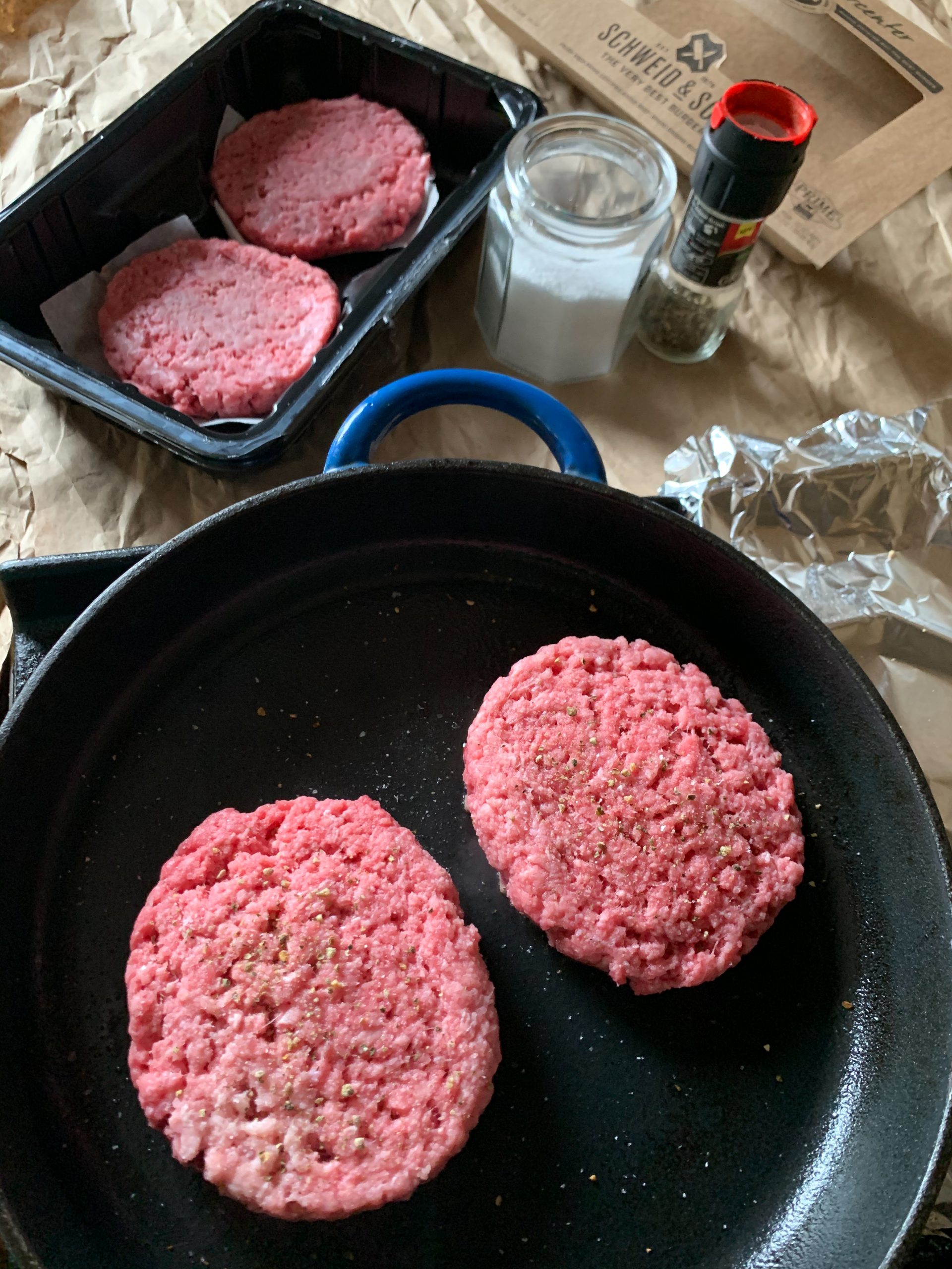 Cooking Burgers In A Cast Iron Skillet Schweid Sons The Very Best 