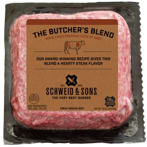 schweid and sons the butchers blend ground beef 1lb brick