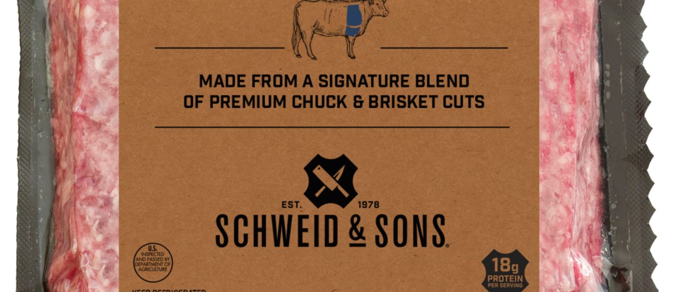 schweid and sons the signature blend ground beef 1lb brick