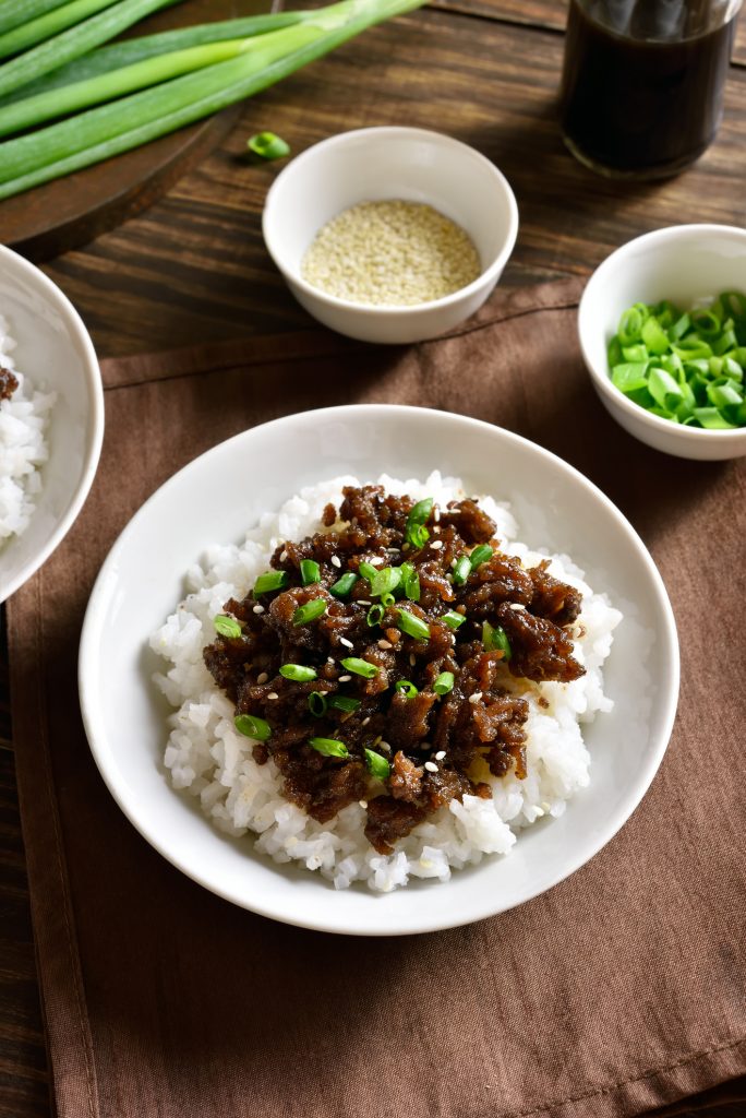 Korean Ground Beef Bowls