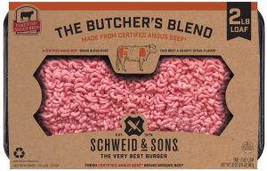 Schweid & Sons CAB Butchers Blend 2lb Loaf, perfect for George Motz not burger recipes