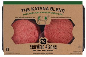 schweid and sons The Katana Blend. Wagyu Burger