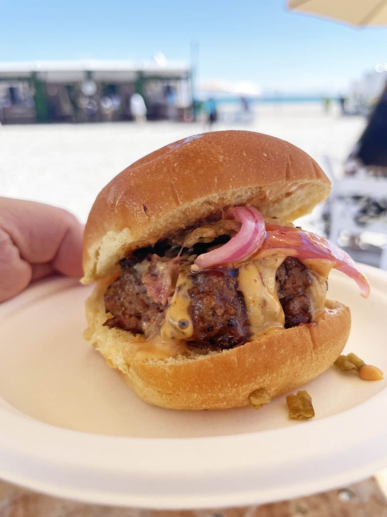 Gochujang Crunch Burger Slider