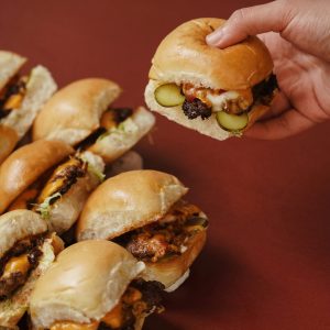 Delicious bunny burger sliders for Easter!