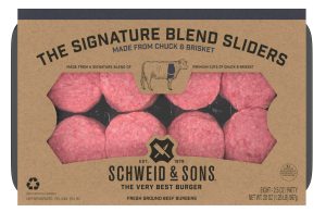 Retail pack of Schweid & Sons Signature Blend Sliders