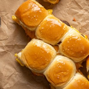 Cheesy pull apart sliders