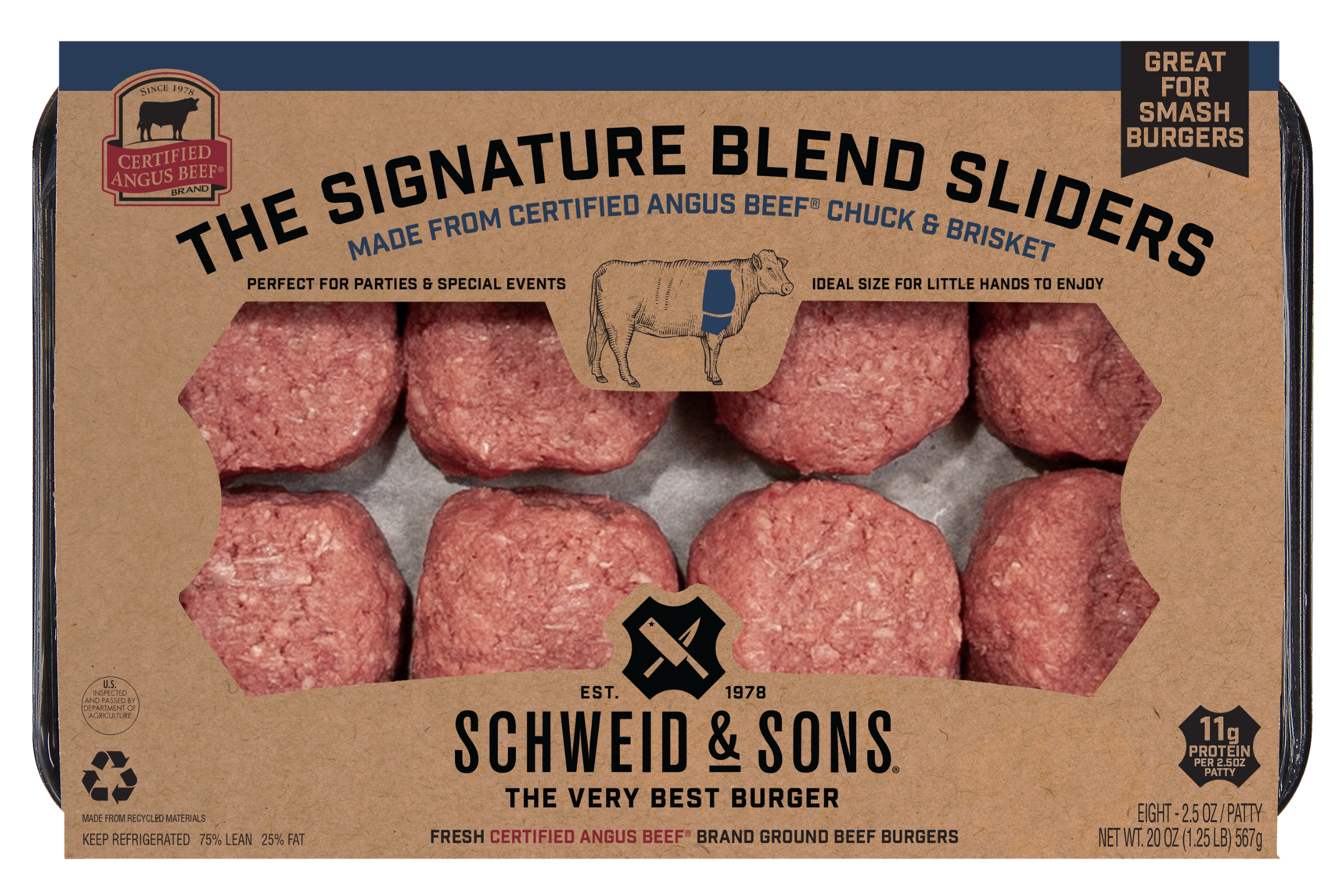 Certified Angus Beef® brand The Signature Blend Sliders