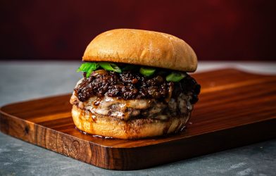 French onion burger