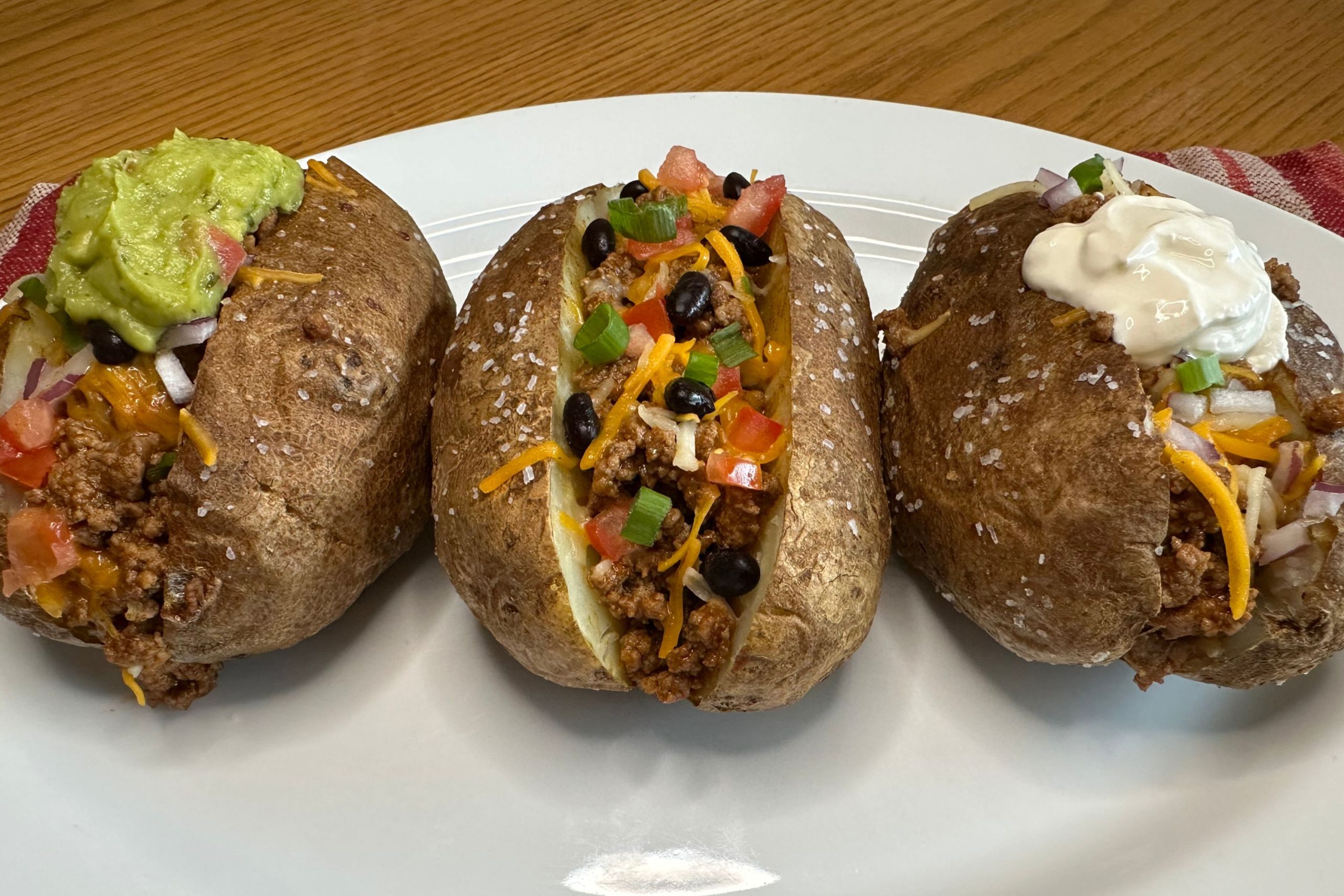 ground beef baked potatoes