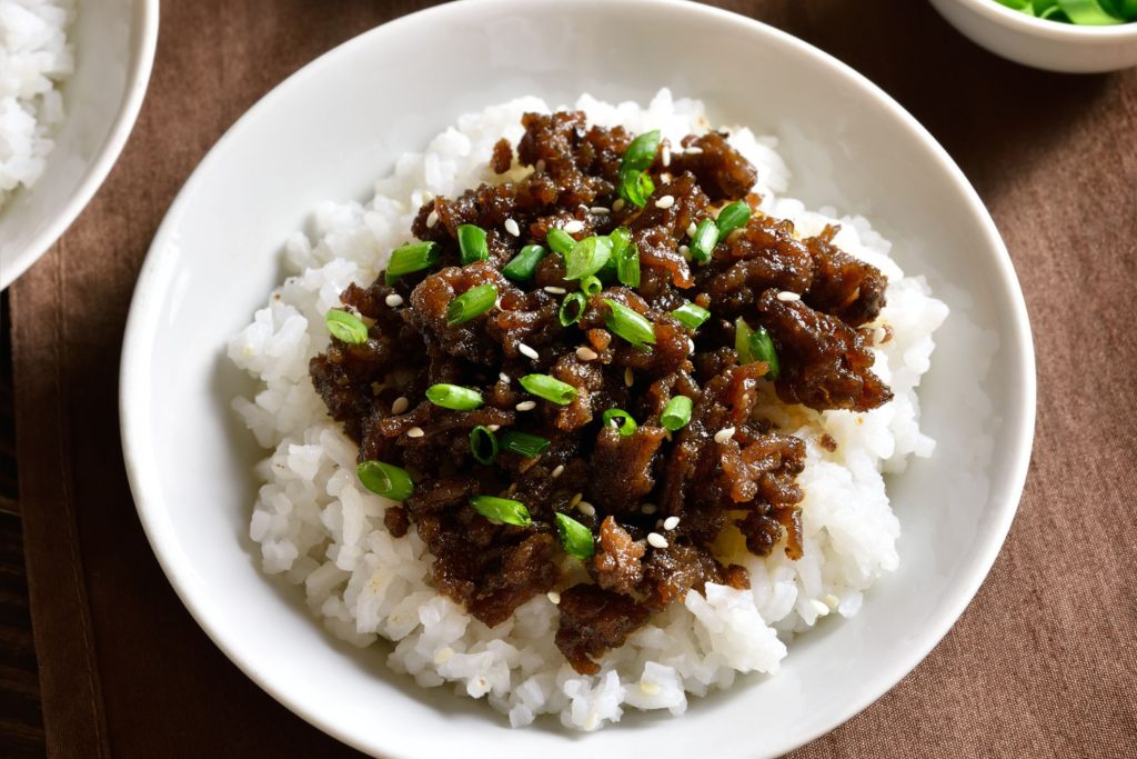 Easy Korean Ground Beef Bowl Recipe