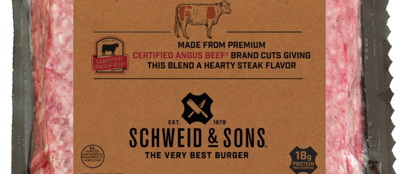 schweid and sons certified angus beef the butchers blend ground beef 1lb brick