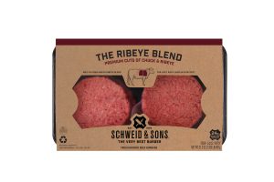schweid and sons the ribeye blend burgers made from premium cuts of chuck and ribeye