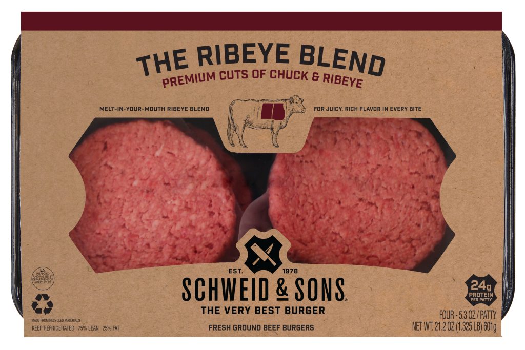 schweid and sons the ribeye blend made from premium cuts of chuck and ribeye