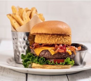 Legendary Burger from Hard Rock Cafe made with Schweid & Sons Burgers