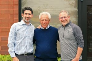 Celebrating Father's Day with Schweid & Sons. From left to right: Jamie Schweid, David Schweid, Brad Schweid