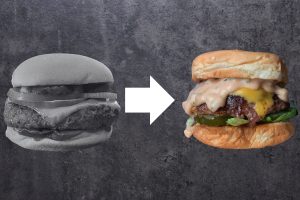 get tips on how to fix an overcooked burger. go from burnt and dry to juicy in minutes