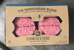look out for a use by/ freeze by date on schweid and sons burger and ground beef packaging