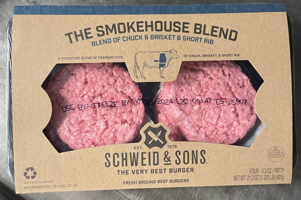 Schweid and sons the smokehouse blend burgers