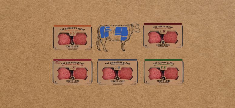 schweid and sons uses fresh, whole cuts of beef to make Burgers and Ground Beef blends