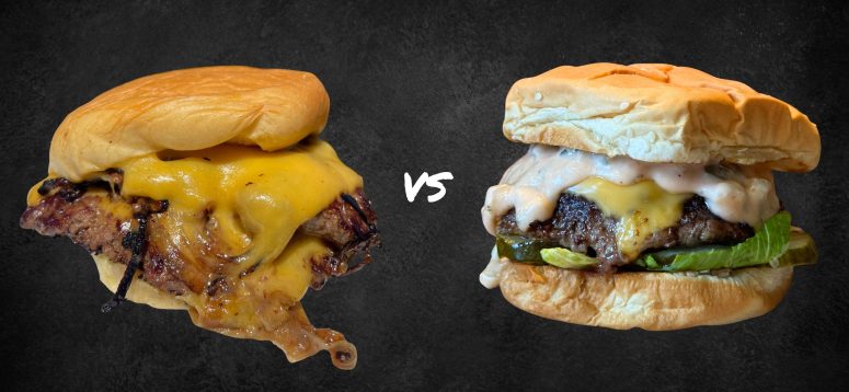 what are the differences between smashburgers and regular burgers?