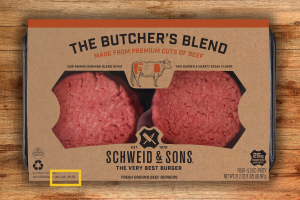 schweid and sons the butchers blend burgers with 80/20 lean to fat ratio