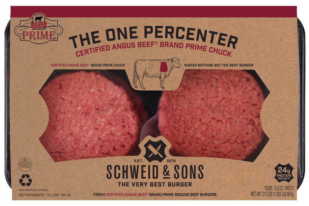 schweid and sons the one percenter made with prime chuck beef