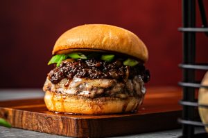 one of the best burgers to cook indoors is the french onion burger