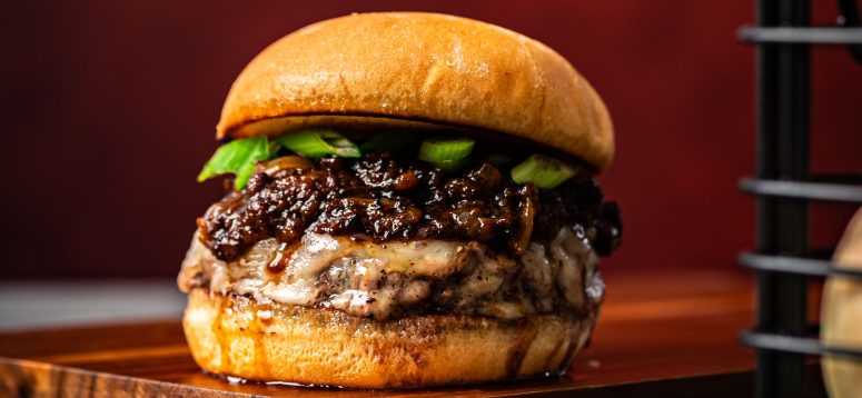 one of the best burgers to cook indoors is the french onion burger