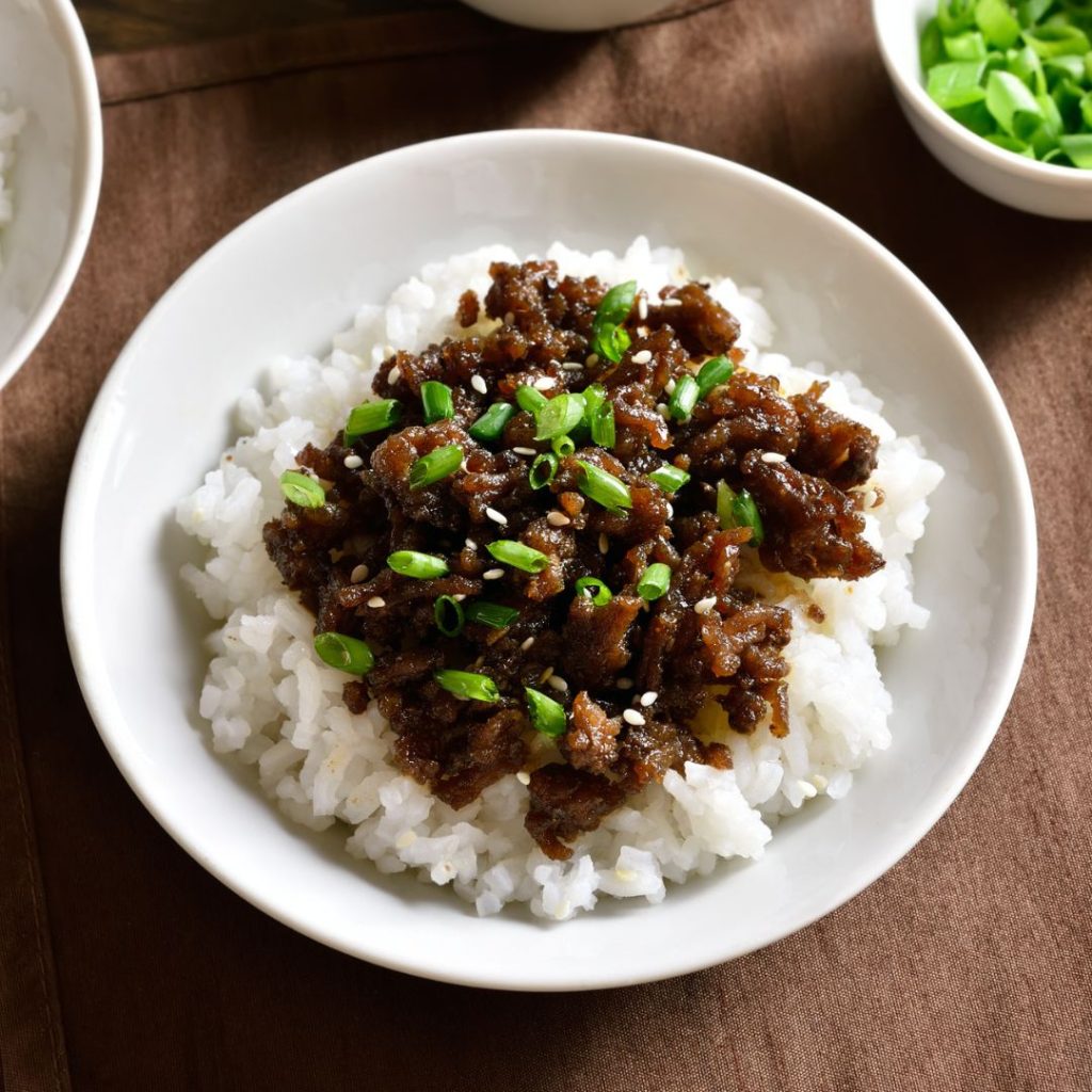 korean ground beef bowl perfect for an easy one put dinner