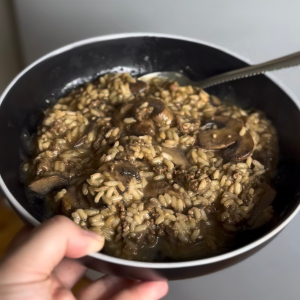 Beef and Mushroom Risotto Recipe