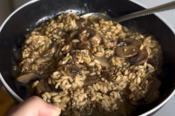 Beef and Mushroom Risotto Recipe