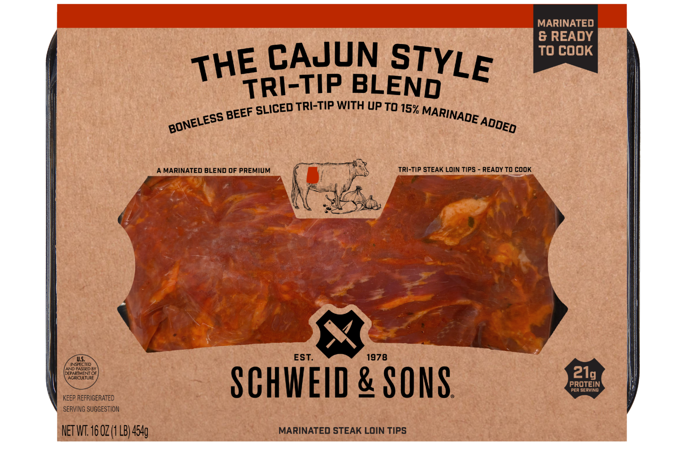 Cajun Style Tri-Tip Blend Marinated Steak Tips