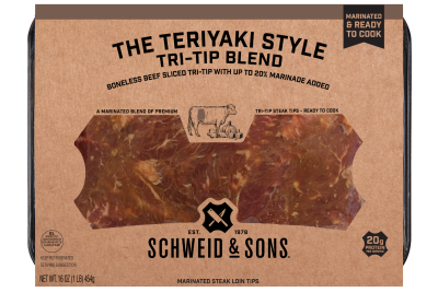 Teriyaki Style Tri-Tip Blend Marinated Steak Tips