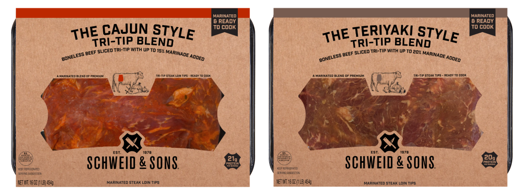 Schweid and Sons Cajun Style and Teriyaki Style Marinated Steak Tips